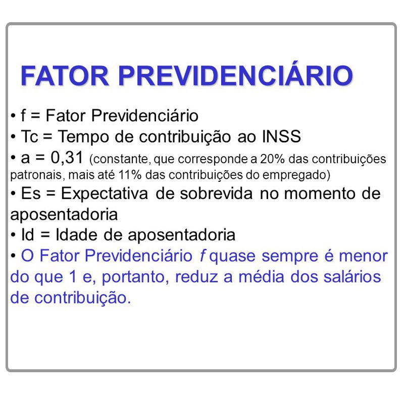 FatorPrevidenciario